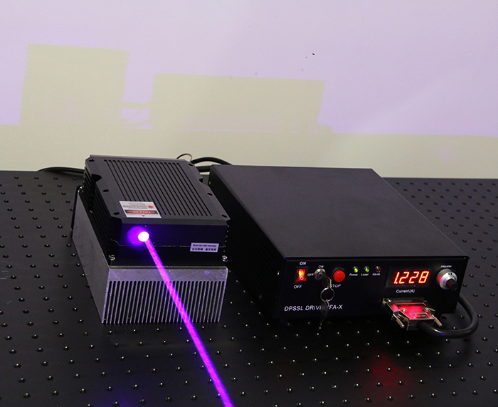 405nm 12W Solid state laser source Most powerful Azul-Violet laser